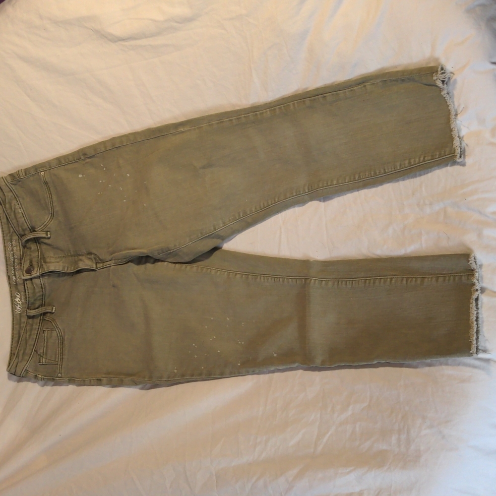 Girls high-rise jegging crop pants